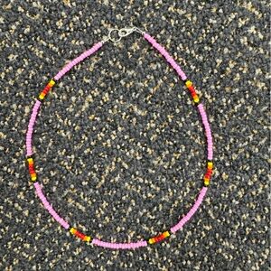 Western beaded choker necklace
